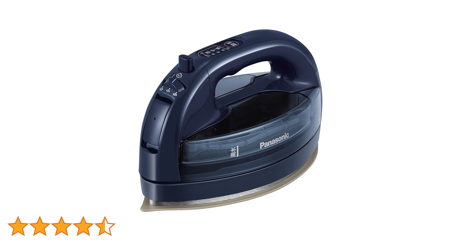 Amazon | パナソニック コードレススチームWヘッドアイロン ダーク